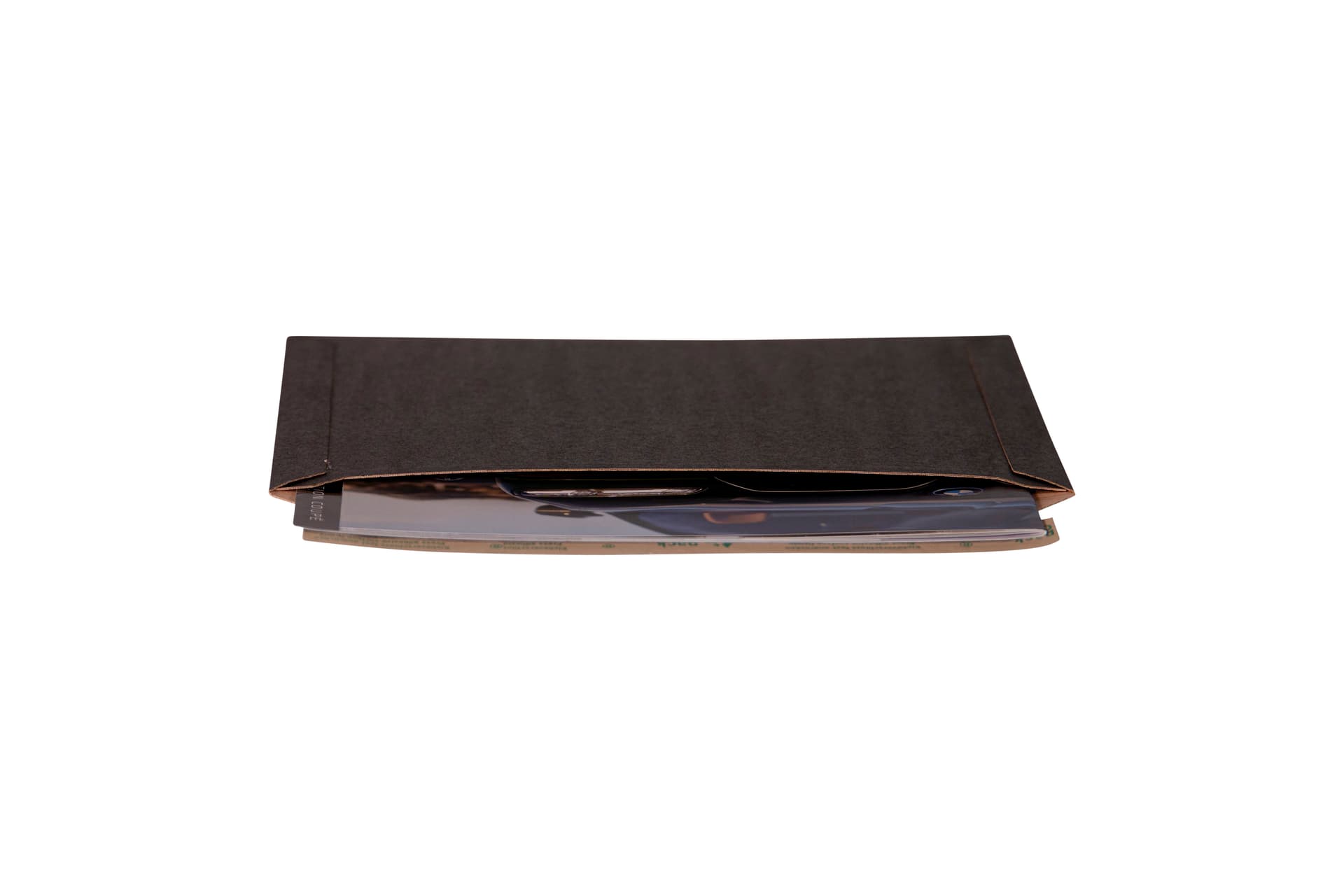Versandtasche quer DIN B5+ schwarz 270x185x30